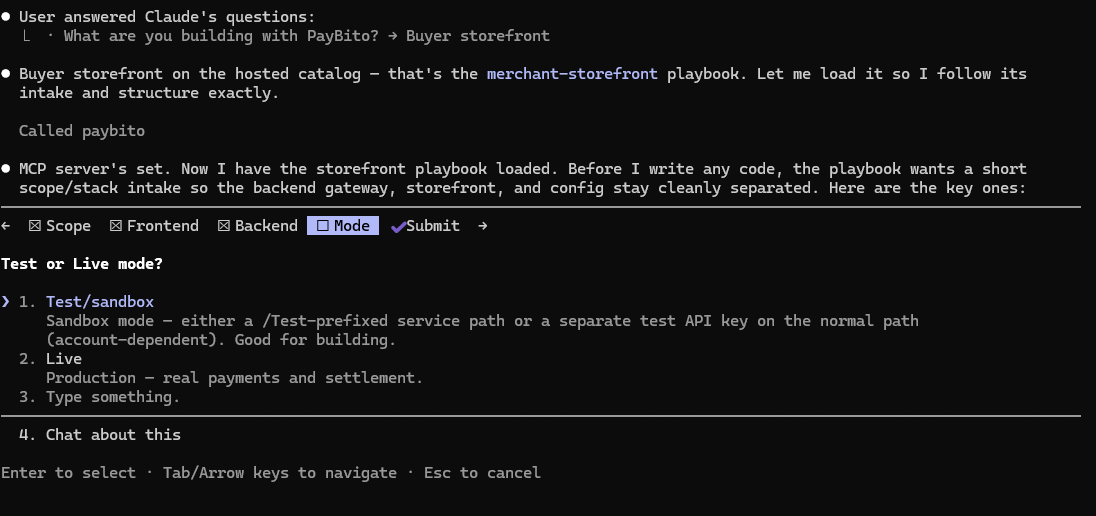 Test or Live mode question